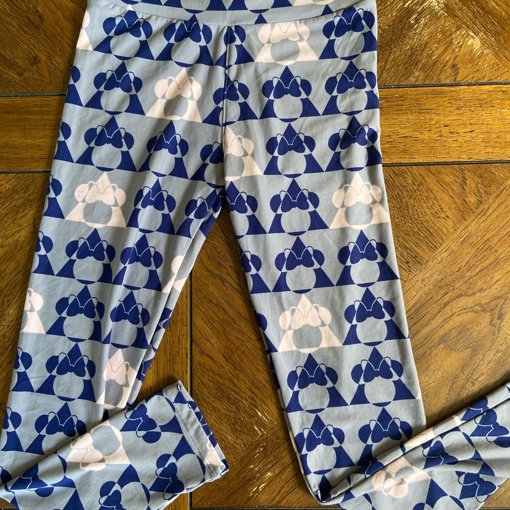 Women's OS LuLaRoe Disney Leggings, Minnie Mouse